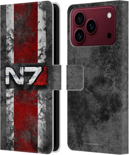 Vista 86 de Head Case Designs Funda de piel con licencia oficial de EA Bioware Mass Effect Cerberus Logo Graphics tipo cartera compatible con Apple iPhone 11