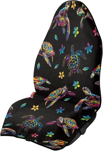 Vista 14 de Yewattles Turtle - Protector de toalla impermeable para asiento de automóvil, protector para después de correr, nadar, entrenamiento, Tortuga