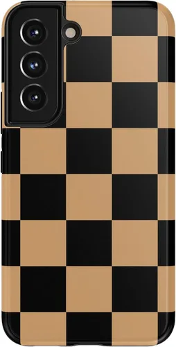 Vista 353 de Casely Funda para Galaxy S9 Postura de cadáver Yoga de esqueleto Diseño protector delgado esencial de doble capa