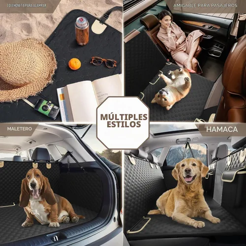Vista 7 de SHARLOVY - Funda y extensor de asiento trasero para perros grandes, resistente y duradera, ideal para masticadores agresivos. Tipo hamaca, funciona