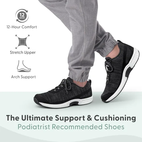 Vista 2 de Orthofeet Zapatillas ortopédicas de lava de punto para hombre