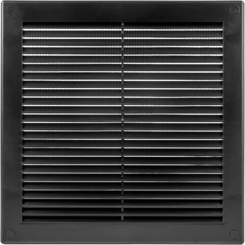 Vista 38 de Medida de apertura de 3'' x 3'' pulgadas / Rejilla externa de ventilación cuadrada blanca con malla protectora - Registro de plástico ligero Blanco