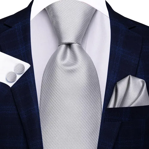 Vista 232 de Hi-Tie Corbatas de seda para hombre, diseño de cachemira a rayas, con bolsillo, gemelos cuadrados, conjunto formal de negocios