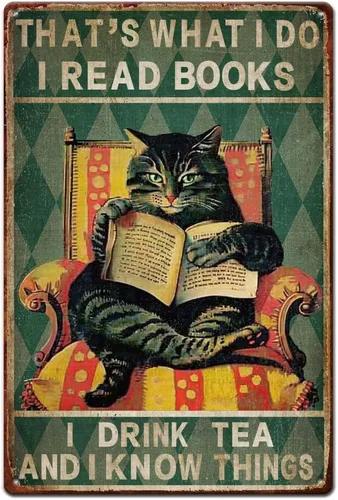 Vista 14 de SUPERDANT Letrero de metal con texto en inglés «Keep Door Closed Don't Let The Cats Out», letrero de aluminio vintage, regalo para amantes
