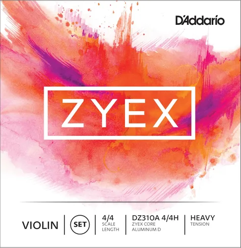 Vista 11 de D'Addario Zyex - Juego de cuerdas para violín (escala 4/4, tensión media)