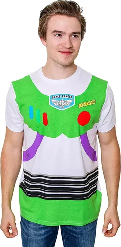 Vista 4 de Toy Story Buzz Lightyear - Disfraz de astronauta para adulto