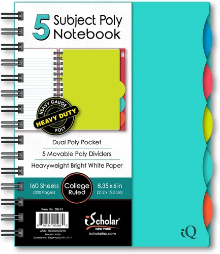 Vista 31 de Cuaderno de notas IQ Subject con espiral