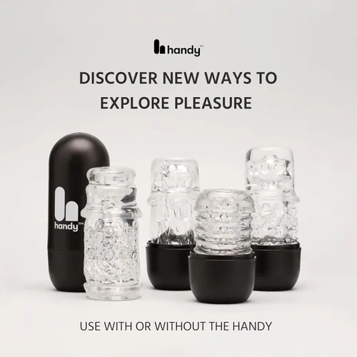 Vista 6 de La funda masturbadora HANDY Dream Collection - Funda de pene Chrysm realista para juguetes sexuales adultos para hombres