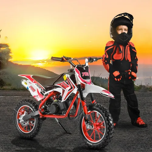 Vista 2 de Motocicletas de motocross de gasolina de 50 cc para niños de 8 a 14 años