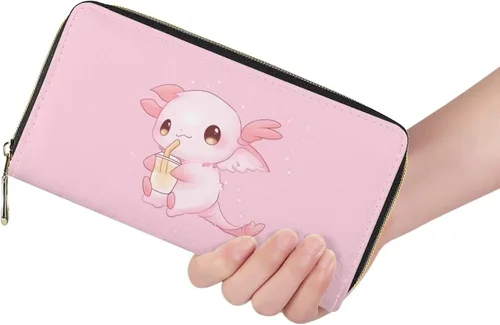 Vista 2 de Showudesigns Bolso de mano para mujer con compartimento para chequera
