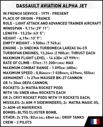 Vista 8 de COBI Fuerzas Armadas Alpha Jet - Patrouille de France