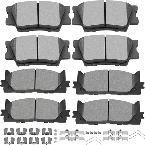 Vista 20 de SCITOO Juego de pastillas de freno de disco delanteras y traseras de cerámica para Ford Explorer 1995-2001, 1998-2002 para Ford Ranger, 1997-2001