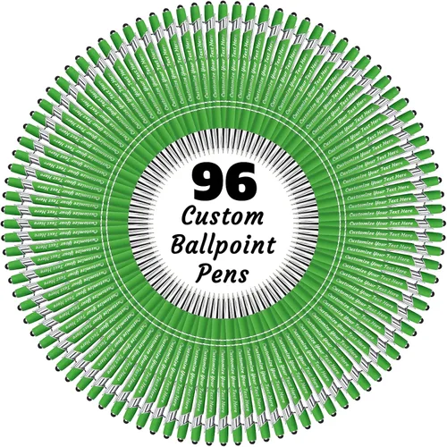 Vista 18 de 12 bolígrafos personalizados a granel, bolígrafos personalizados con grabado personalizado con nombre o texto, regalo ideal de aniversario