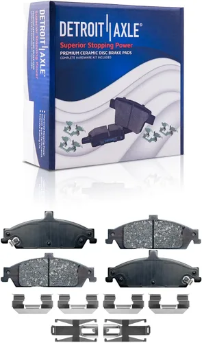Vista 66 de Detroit Axle - Pastillas de Freno Delantero Izquierdo Reemplazo de Pinza de Disco para Ford Fusion Mazda 6 Lincoln MKZ Mercury Milan 2006-2012
