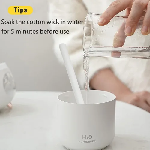 Vista 4 de Filtros de humidificador de 4.64 pulgadas, repuesto de barra de algodón para humidificador pequeño INVODA Mini humidificadores de niebla fría