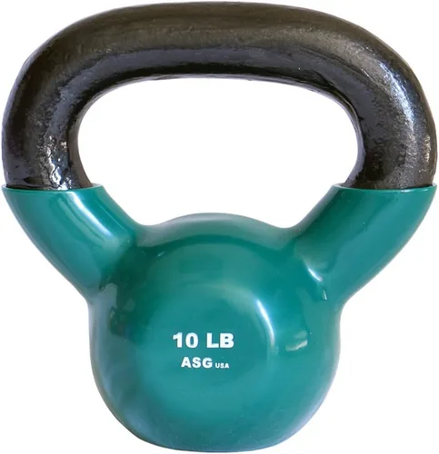 Vista 5 de Ader Vinyl Kettlebell Choice de 5,8,10,12,15,18,20,25-50 libras