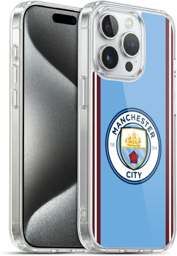 Vista 132 de Head Case Designs Funda de gel con licencia oficial del Manchester City Man City FC Away 2022/23 [protección de grado militar] compatible con Apple