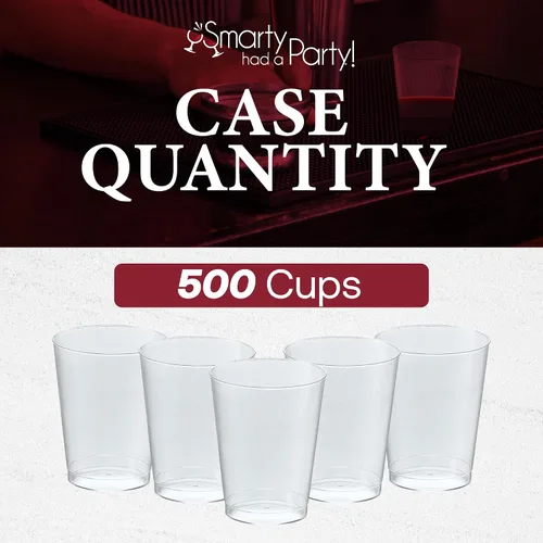 Vista 7 de Smarty Had A Party 500 vasos de plástico transparente de 10 onzas