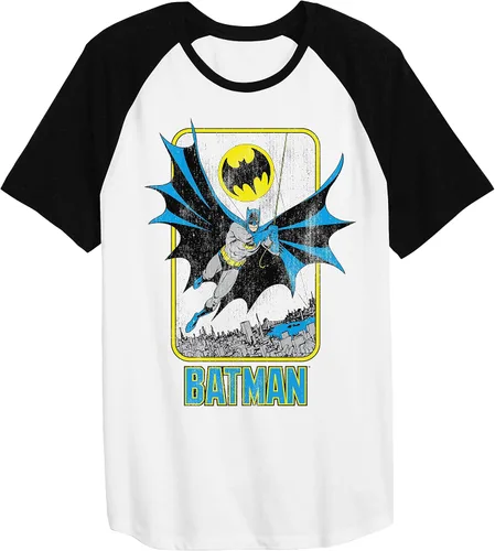 Vista 3 de Batman Hero & Logo - Paquete de 4 camisetas de manga corta con cuello redondo para niño, Multi colorido