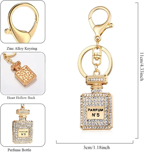 Vista 3 de WEPROSOFS Cute Keychains for Women, Key Chains for Car Keys, Keychain Accessories for Car Accessories Handbag Decorations