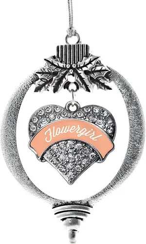 Vista 159 de Inspired Silver - Adorno con dije de hermana gemela - Adornos navideños de plata con circonitas cúbicas