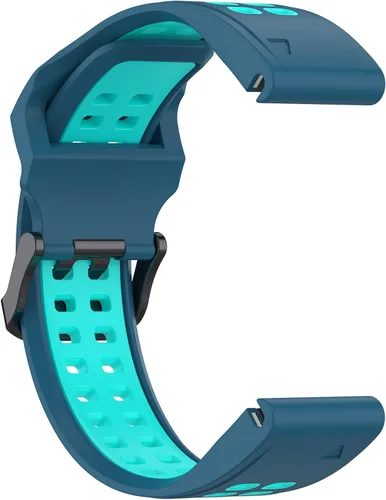 Vista 3 de Correas de reloj compatibles con Amazfit Falcon Correa de reloj de 0.866 in de ancho, compatible con correa de silicona de repuesto para reloj