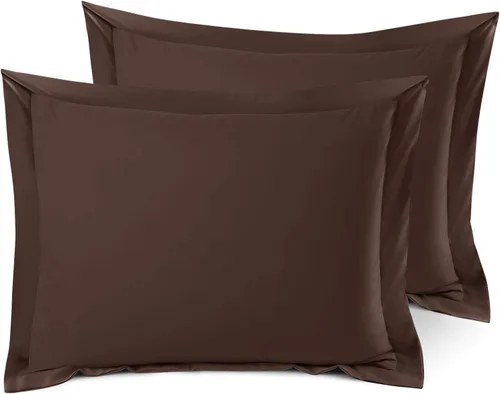 Vista 79 de Nestl Juego de 2 fundas tipo sham de almohada suaves - Fundas de almohada de microfibra de doble cepillado - Fundas de almohada de cama premium