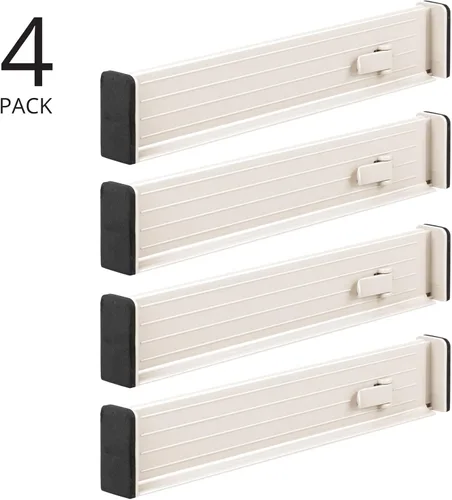 Vista 2 de mDesign - Organizador de cajón expandible de 2.5 pulgadas de alto