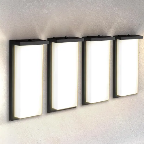 Vista 13 de ASD Lámpara LED de pared para exteriores de 8", aplique de casa para puerta delantera 3CCT, regulable, impermeable, certificada por ETL 12W