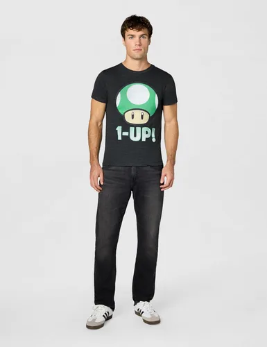 Vista 6 de Nintendo Camiseta Mario 1-up Mushroom para hombre