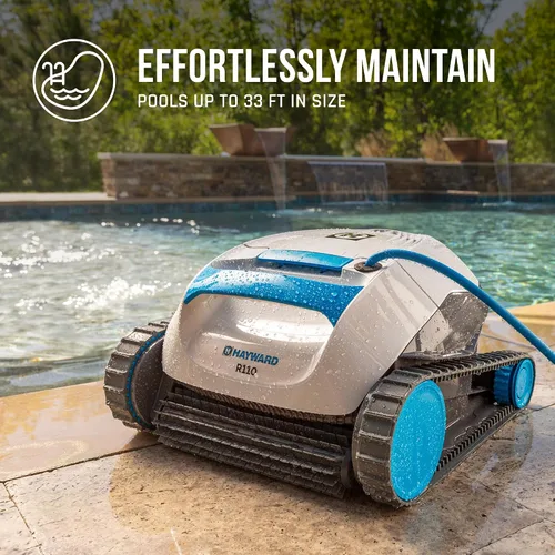 Vista 2 de Hayward The Pool Cleaner R110 - Limpiador robótico (2024) - Cesta fácil de limpiar de carga superior, navegación inteligente, temporizador