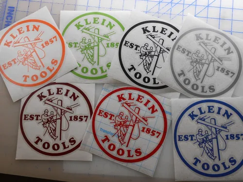 Vista 2 de Adhesivo de vinilo compatible con productos KLEIN Tools (4 pulgadas, negro mate)