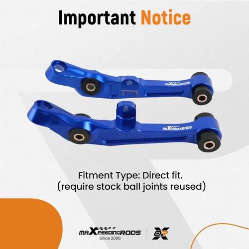 Vista 6 de maXpeedingrods Brazos de control delanteros inferiores delanteros para Nissan 350Z Z33 2003-2009, para Infiniti G35 Sedan Coupe RWD/2WD 2003-2007