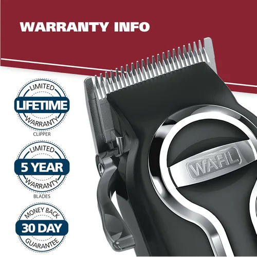 Vista 9 de Wahl Clipper Elite Pro High-Performance Home Haircut & Grooming Kit for Men - Cortapelos eléctrico - Modelo 79602
