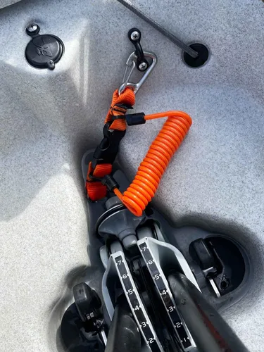 Vista 7 de Rogue Endeavor® Bobina rápida para buceo y pesca, clips de acero inoxidable de 3.25 pulgadas, hebilla de liberación rápida, cordón de núcleo