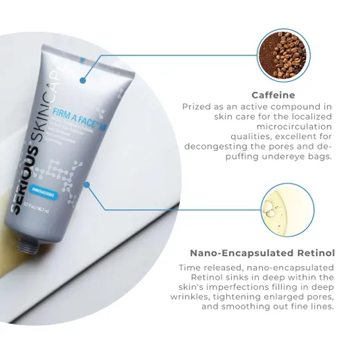 Vista 5 de Serious Skincare - Instant FIRM A FACE XR - Tensor facial temporal - Firme invisiblemente, levanta y suaviza el aspecto de líneas finas, arrugas