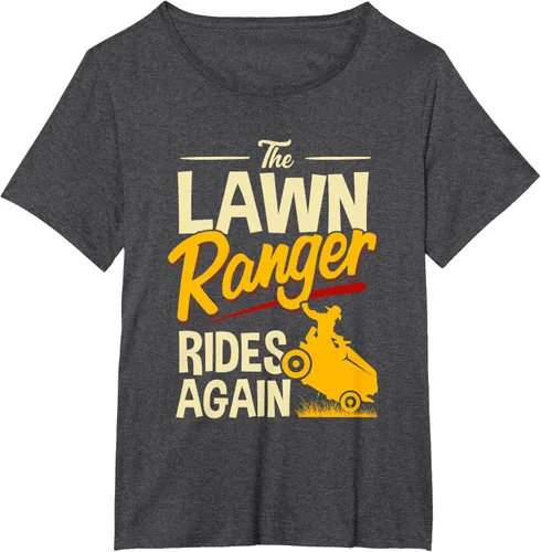 Vista 24 de The Lawn Ranger Rides Again - Camiseta de corte de césped Azul Marino