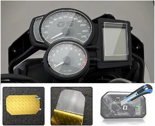 Vista 5 de Velocímetro Scratch Film para BM&W F650GS F700GS F800GS F 650 700 800 GS ADV Instrumento Dashboard Film Cluster Protección contra arañazos Película