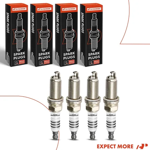Vista 9 de A-Premium Bujías de Platino Iridio Compatibles con Ford Explorer y Chevrolet Equinox y GMC Terrain y Mazda 3 y Cadillac CTS y Buick Regal y Lincoln