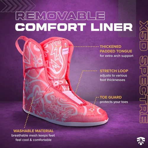 Vista 4 de Flying Eagle Patines - X5D Spectre Freeskates Patines de velocidad en línea - Patines en línea para adultos - Cómodos Patines en línea Mujeres