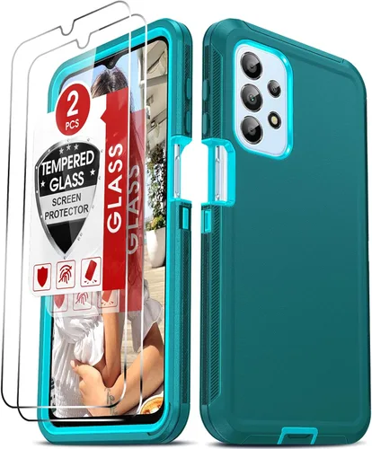 Vista 46 de LeYi Funda compatible con Samsumg Galaxy A05 4G: Galaxy A05 4G con resistente a los golpes, 3 en 1 de cuerpo completo, protección resistente