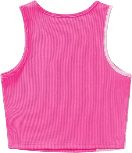 Vista 2 de SweatyRocks Camiseta sin mangas de punto acanalado de verano para mujer