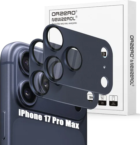 Vista 42 de Orzero Paquete de 2 protectores de lente de cámara compatibles con Google Pixel 9 Pro XL, protector de cámara de metal y vidrio de alta calidad