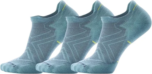 Vista 12 de Smartwool Calcetines de tobillo bajo con amortiguación específica para correr para hombre GRIS (MEDIUM GRAY)