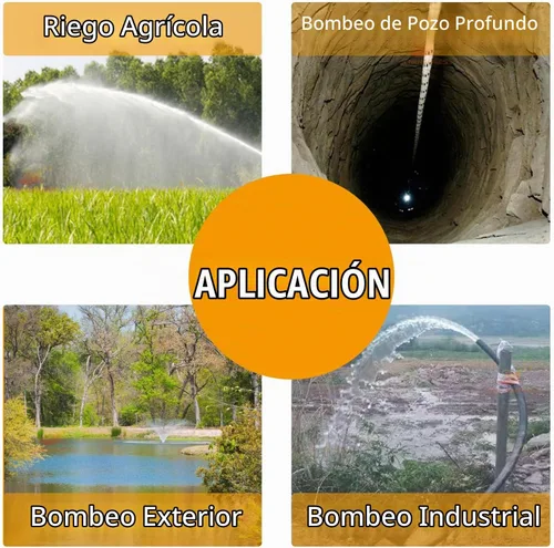 Vista 6 de Bomba sumergible de pozo profundo de 12 V solar CC 250 W kits de bomba de agua eléctrica con bomba de tornillo de salida de 1 pulgada de elevación