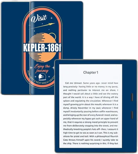 Vista 26 de MightySkins Skin compatible con Amazon Kindle Oasis 7" (9ª generación) – Naturaleza alterada Cubierta protectora de vinilo duradera y única