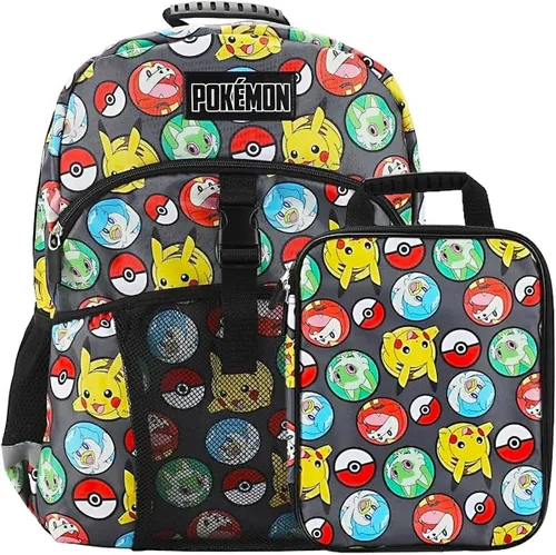 Vista 29 de Bioworld Conjunto de Mochila Premium y Kit de Almuerzo de Batman de 2 Piezas de 16" para Niños