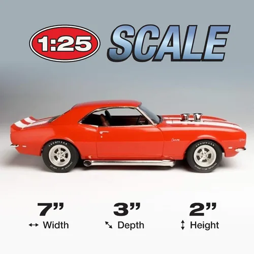 Vista 4 de AMT 1968 Chevy Camaro Z/28 Kit de modelo a escala 1:25