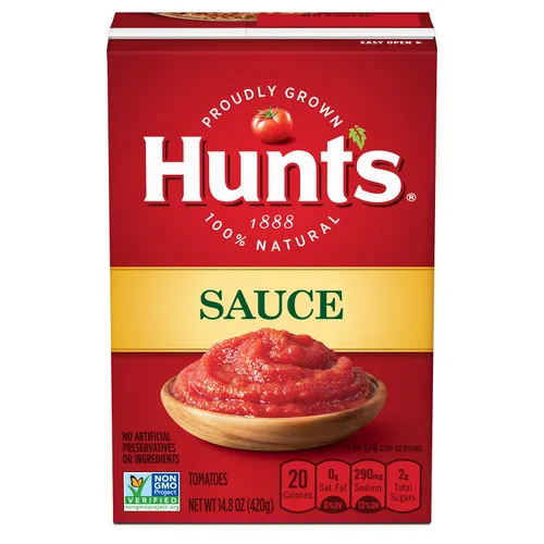 Vista 10 de Hunt's Salsa de tomate, apta para dieta cetogénica, 33.5 onzas, paquete de 6