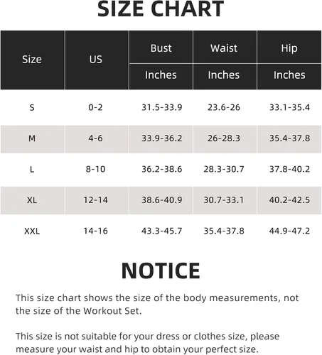 Vista 6 de JOYMODE - Conjunto de entrenamiento para mujer, diseño de 2 piezas con leggings de tiro alto sin costuras y camiseta corta , para yoga